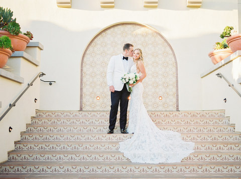 Elegant Black and White Wedding at Terranea