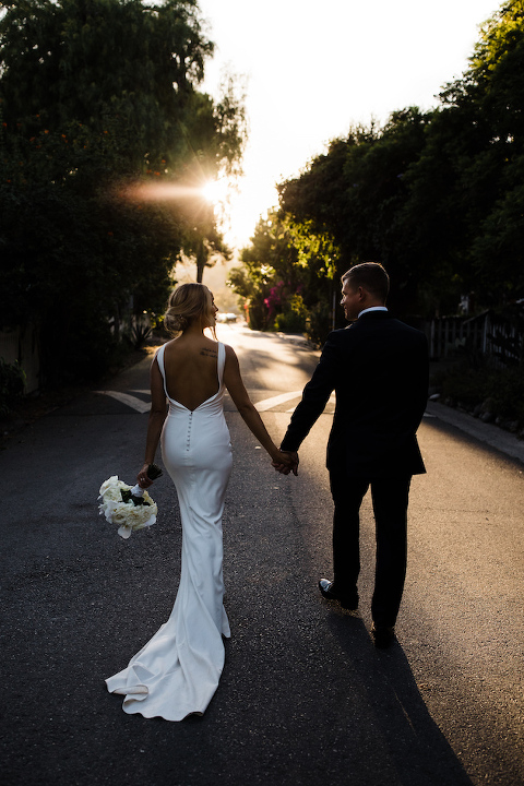 Regal Black and White Wedding at Serra Plaza